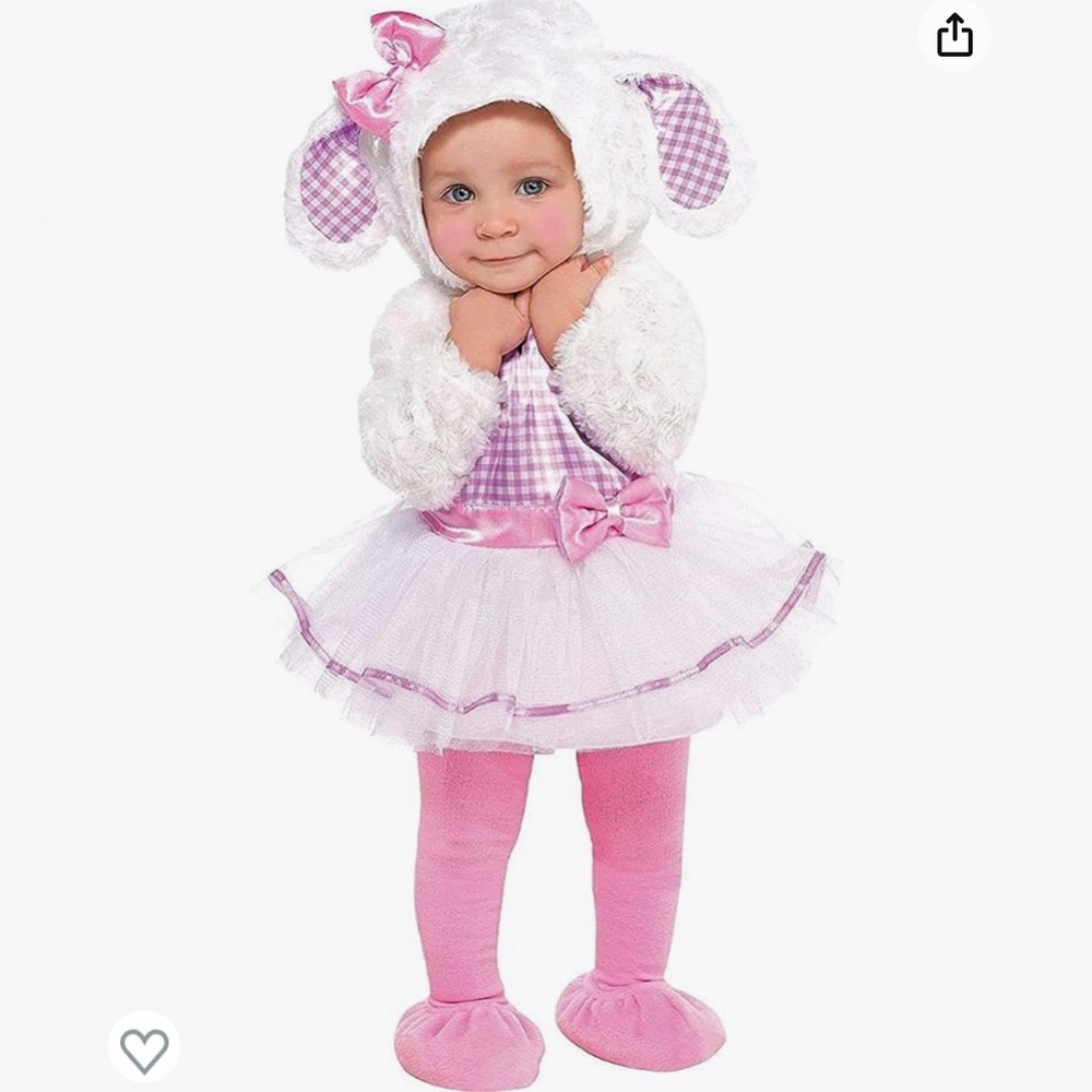 Little Lamb Costume 12-24months